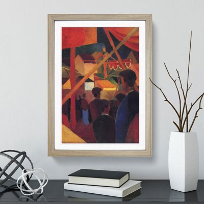 Tightrope Walker Vol.2 by August Macke - Picture Frame Painting