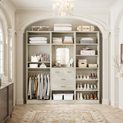 Freestanding Closet System Set