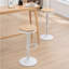 Tabouret de bar pivotant en bois massif l 15,2 po Jaina -1447778116-1447778123