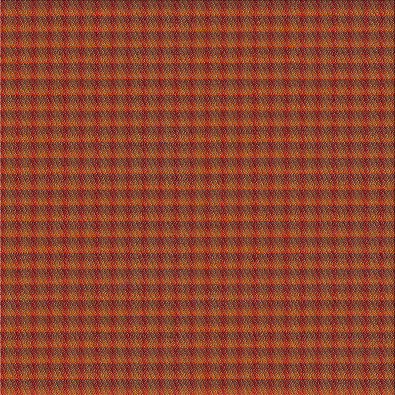 Tapis de zone brun à motif, Carré 7 pi