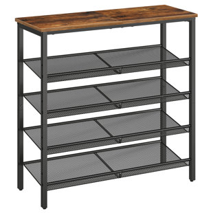 16 Pair Stackable Shoe Rack