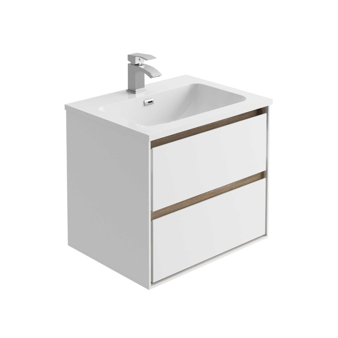 Wicker 590mm Wall Mount Vanity Unit