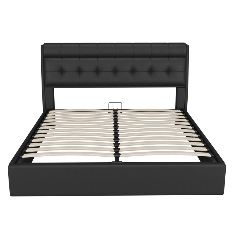 Cartina Bed, Kingsize (5'), Black