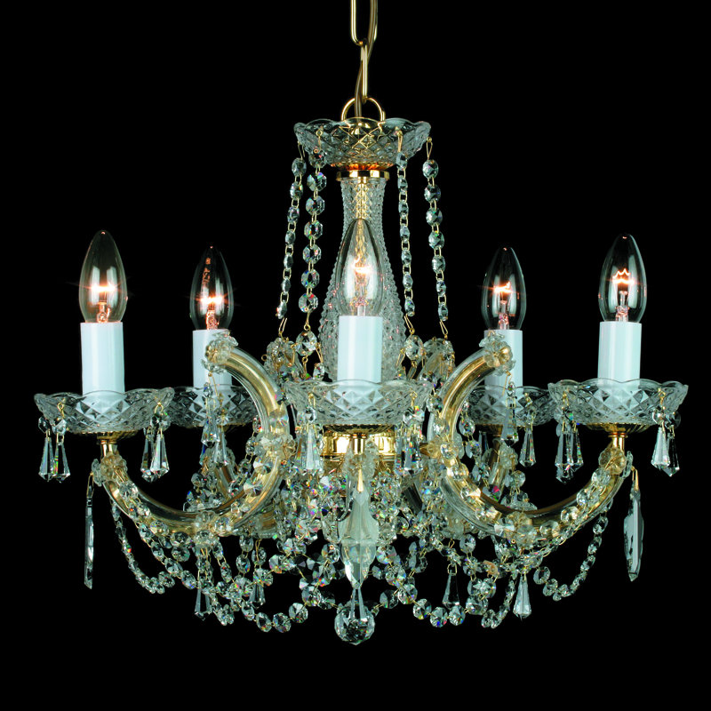 5 - Light Candle Style Chandelier