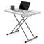 Table pliante Oiva de 30 po, plateau de table télé à hauteur réglable, bureau d'ordinateur portable avec structure en métal
