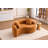S-Curved Chenille Sectional Sofa: Dual-Depth (21.3" & 26.8"),, No Assembly, Compact For Small Spaces, 400 Lbs, 66.9" L-142121852