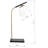 Metallic Gold Colour Metal Body Globe Fabric Cap Table Lamp