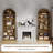 79.5" Tall Arched Bookshelf-474960572