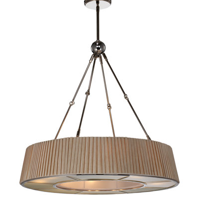 8 - Light Dimmable Drum Chandelier