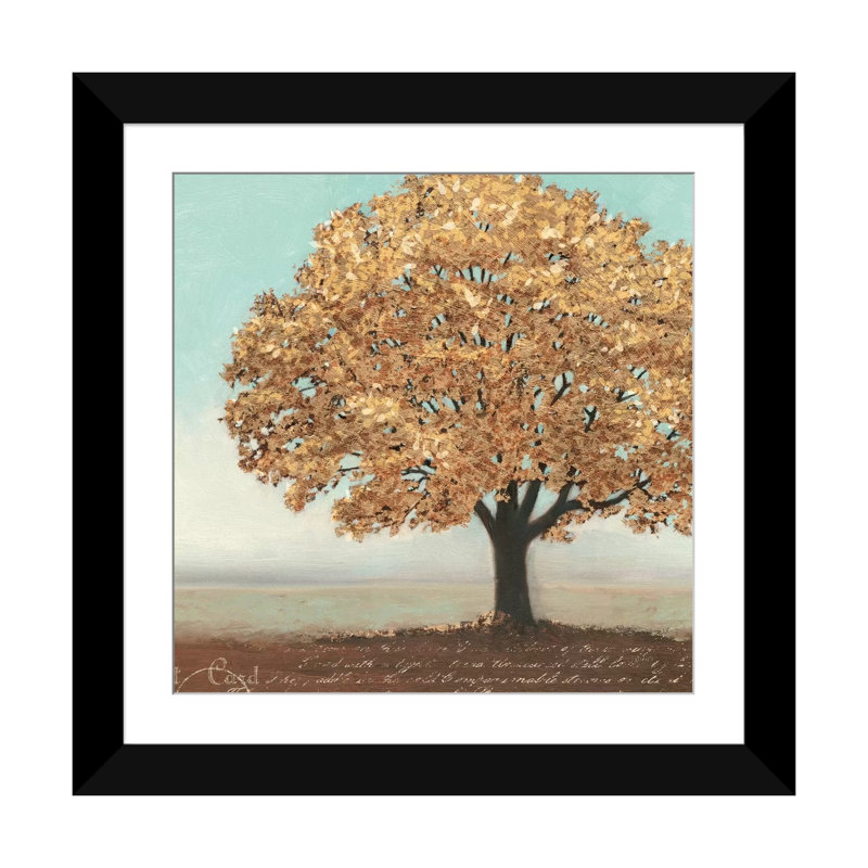 Gold Reflections I, reproduction d'art sur toile tendue, H 16 po x l 16 po x P 1 po, Papier d'art encadré noir, Blanc