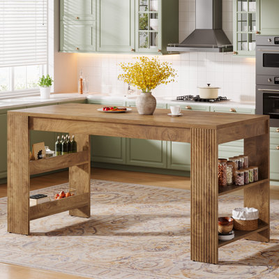 160.02 cm W Kitchen Island with Top