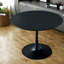 Tables de salle à manger modernes et durables en métal noir MDF pour la cuisine à domicile