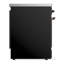 Cuisinière à induction 30 pouces avec 4 éléments à induction en noir brillant (garniture brunie) Majestic III Series-124828799-124828798
