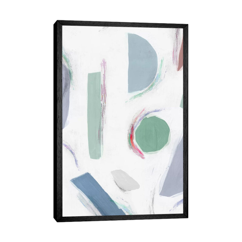 Terrazzo I by Isabelle Z - Print on Canvas, 101.6 cm H x 66.04 cm W, Black Framed