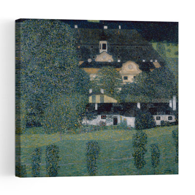 Château de Kammer sur le lac Attersee II, 1909 - Affiche d'architecture contemporaine abstraite