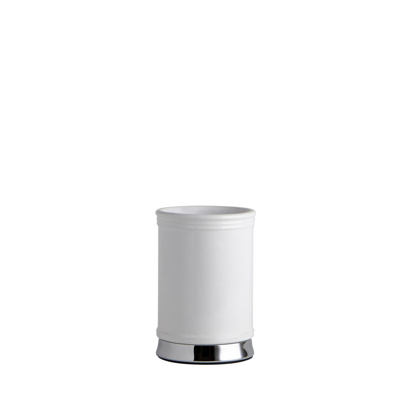 Céramique Tumbler Junzhe - blanc / chrome