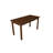  60" Raw Umber Solid Wood Dining Table