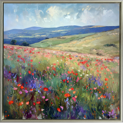 Into The Wild Meadow Canvas Wall Art