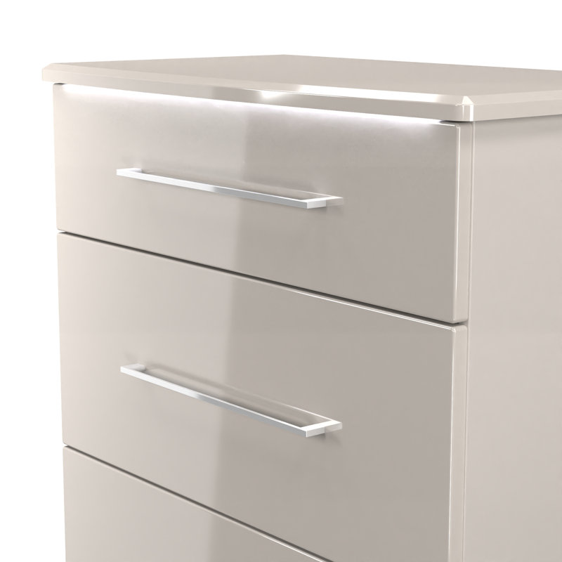 77 cm W Chest of 3 Drawers, Beige