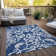Chayden Washable Damask Indoor / Outdoor Rug