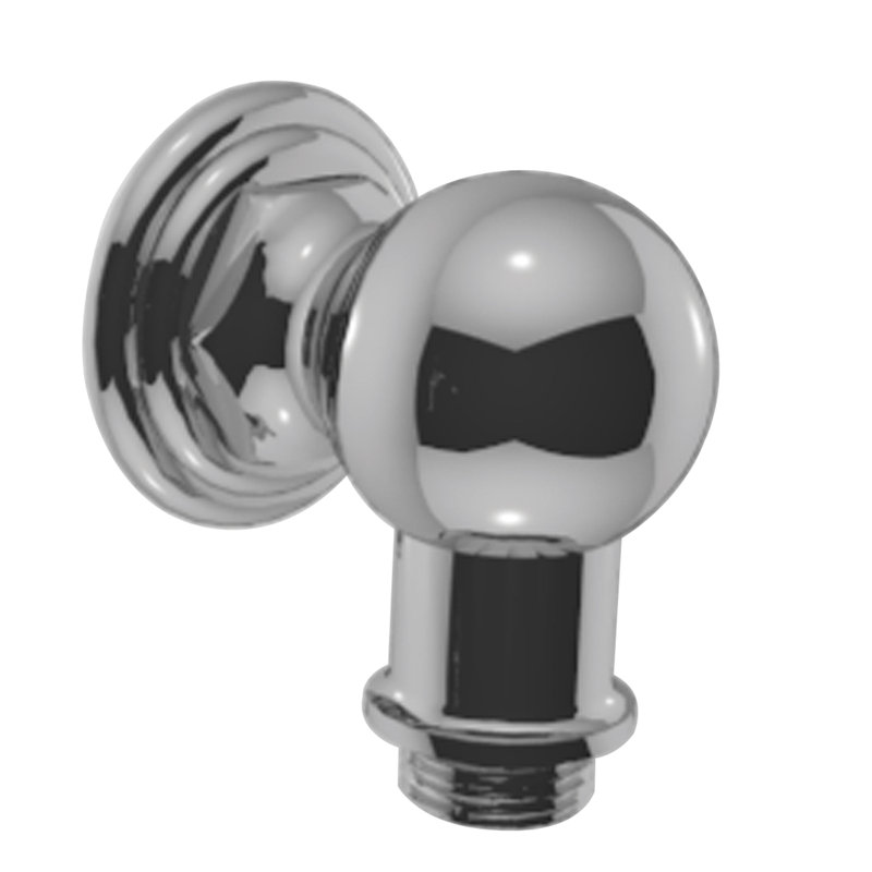 Traditional Supply Elbow, Polished Chrome