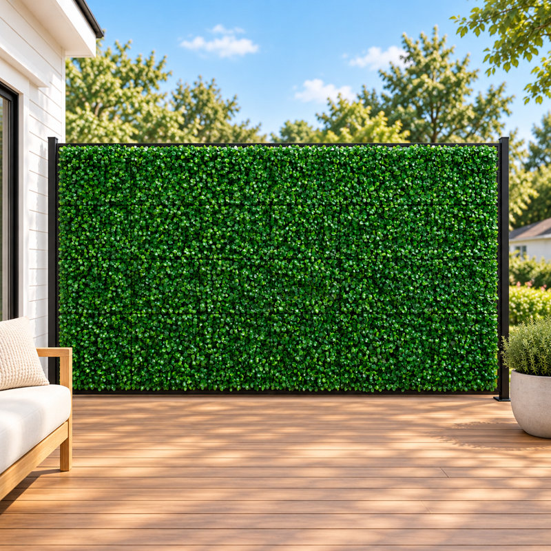 20 " H Faux Boxwood Hedge, Ensemble 24 pièces