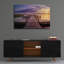 «Sunset at the Dock» par Rick Berk, art mural en verre acrylique-1997239498