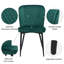 Ayonna 49cm H Velvet Upholstered Metal Side Chair-214507592-214507562