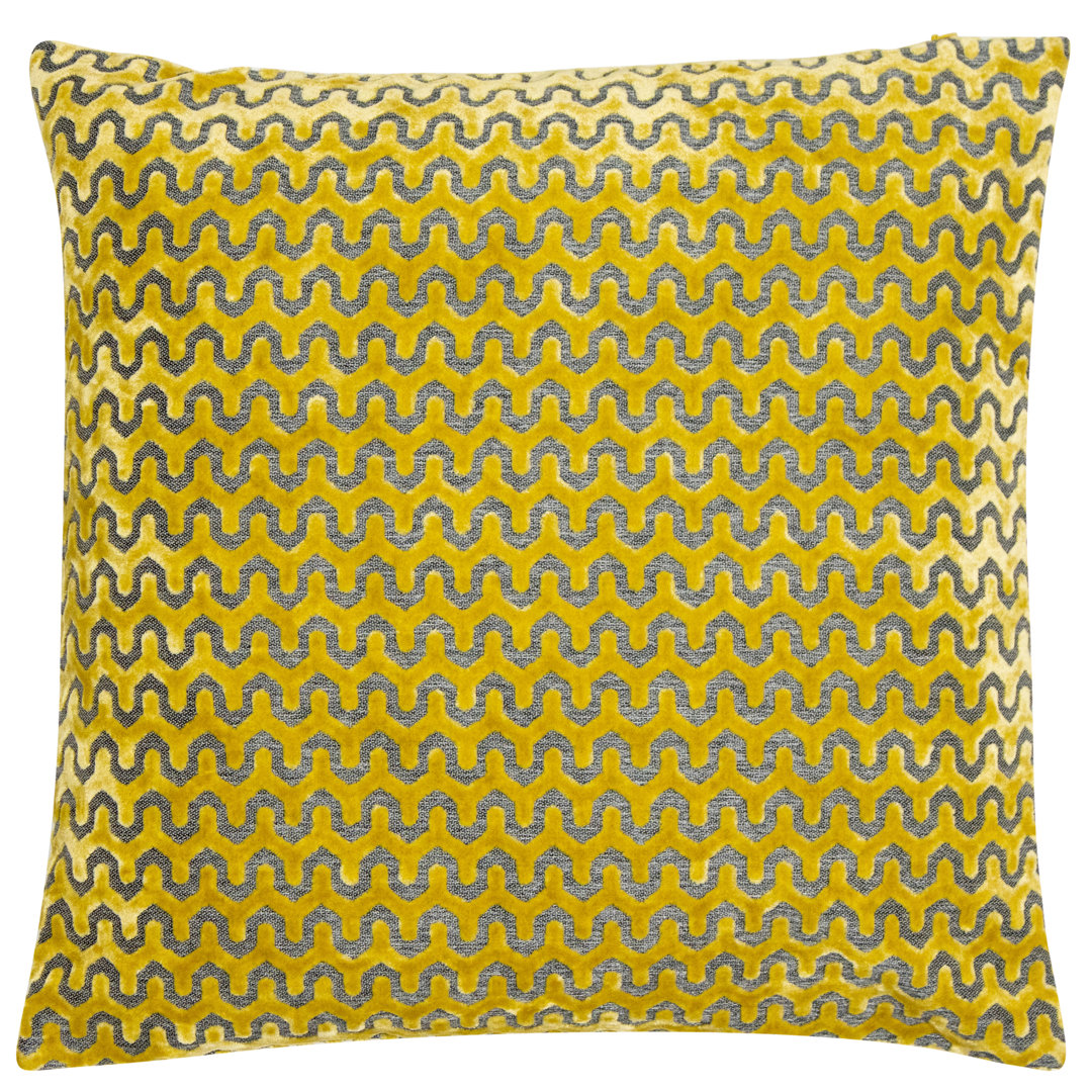Geometric Square Cushion