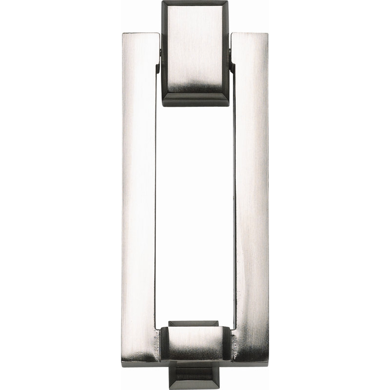 Mission Door Knocker, Brushed Nickel