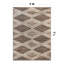 Tapis beige et brun de style sud-ouest-877088298