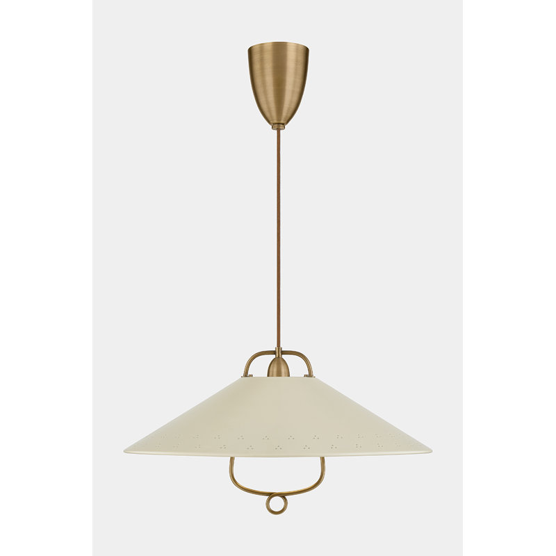 Pawley Pendant in Historic Bronze and Soft Sand by Cortney Bishop