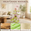 Arbre à chat 71 pouces avec grande maisonnette, coussin amovible et hamac pour grands chats-147614963
