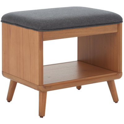 Polyester Upholstered Storage Bench