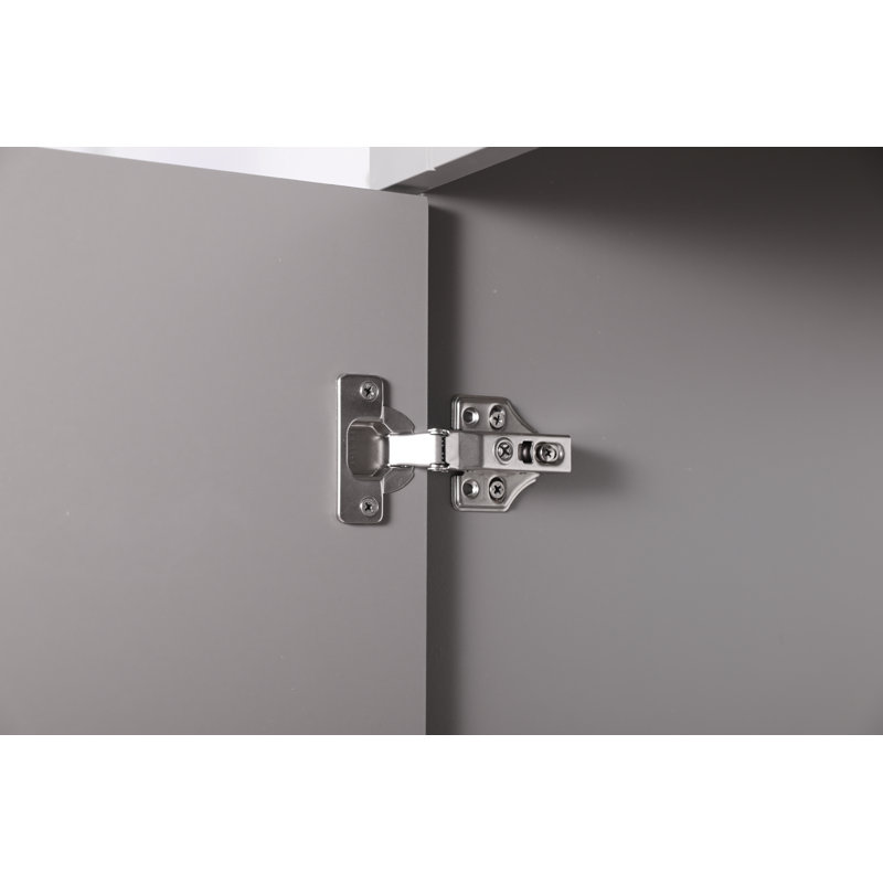 Ensemble de meuble-lavabo simple autoportant 24 po avec plateau en céramique 24 po