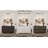  Louby 6 Drawers Dresser For Bedroom, 54" Wide Chest Of Drawers, Distressed White-1802130604