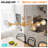 Danny 9-Light Clear Crystal Chandelier with Adjustable Height (Bulb Not Included)-1690590494