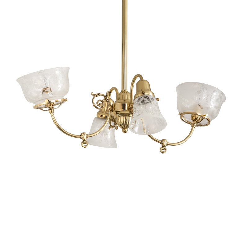 Lustre empire unique à 4 lumières Janne