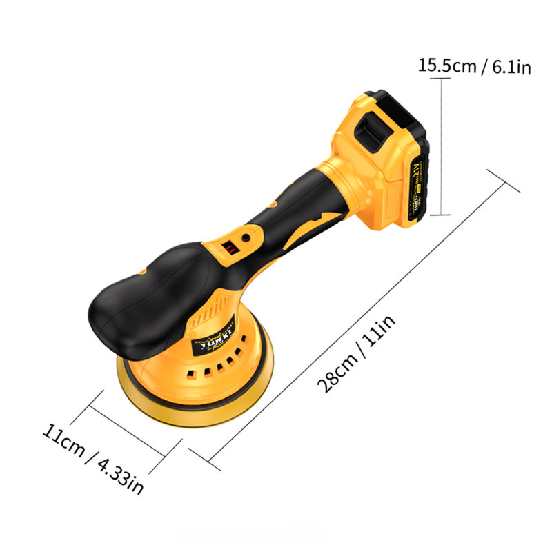 21V Lithium Ion Polissage Machine, équipement de polissage sans fil, machine de polissage de voiture, polissage de voiture sans fil