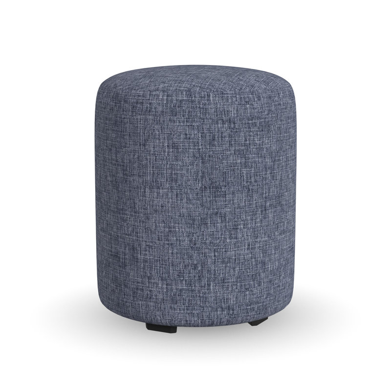 Birchbrook Upholstered Ottoman, Indigo Blue