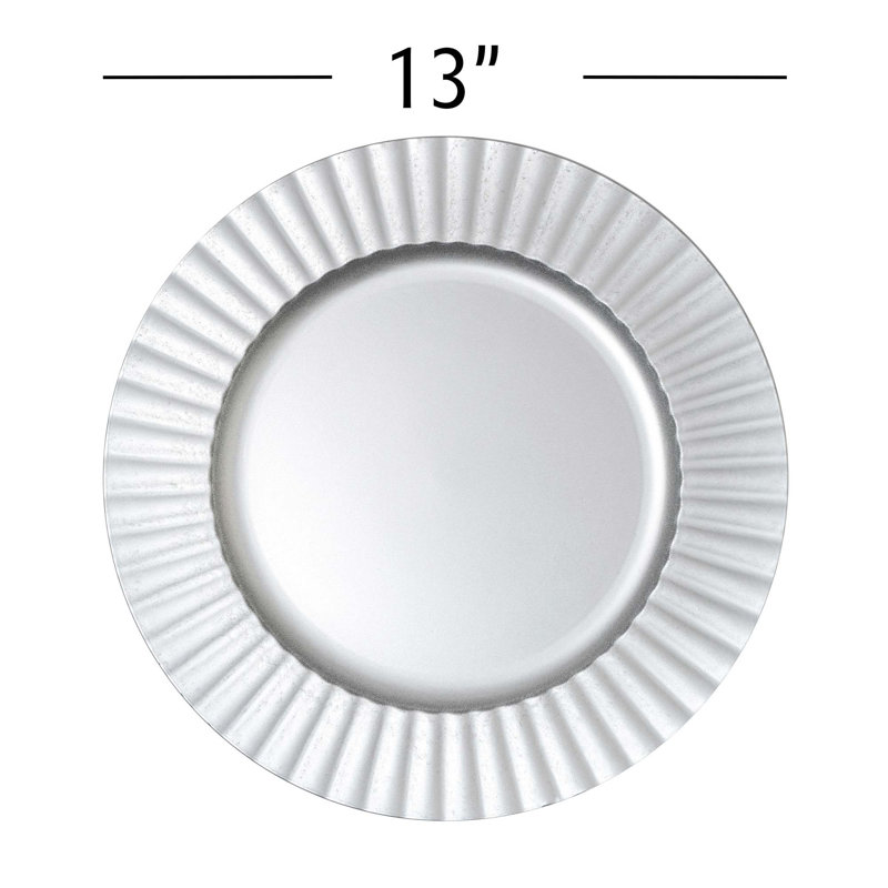 Laforce 13" Charger Set 6pcs, Silver