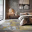 Tapis abstrait contemporain patiné antidérapant-1035364082
