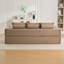 Canapé-lit convertible compact trois places au design minimaliste-694186521