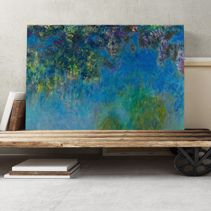 Wisteria by Claude Monet - Wrapped Canvas, 40cm H x 60cm W