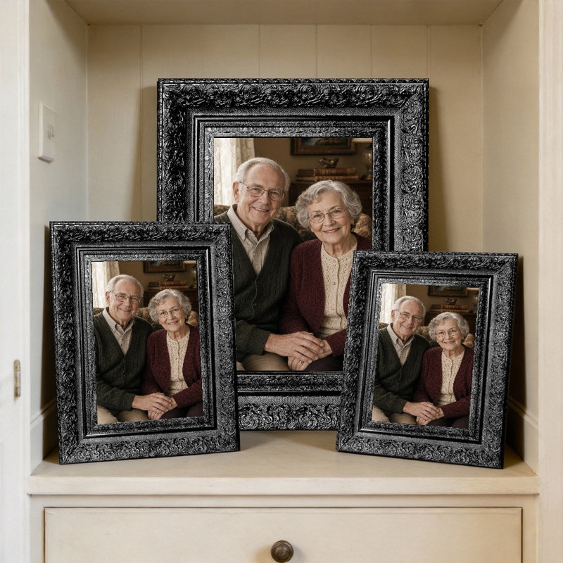 8" x 10" Black 1PC Classic Picture Frame for Memory Display