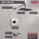 Vero 14 Series Volume Tub and Shower Faucet Trim with Lever Handles and Monitor