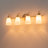 Modern Transitional Frosted Tapered Glass Vanity Light-771492611