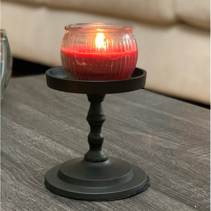 Chandelle de table en métal 4,5 po