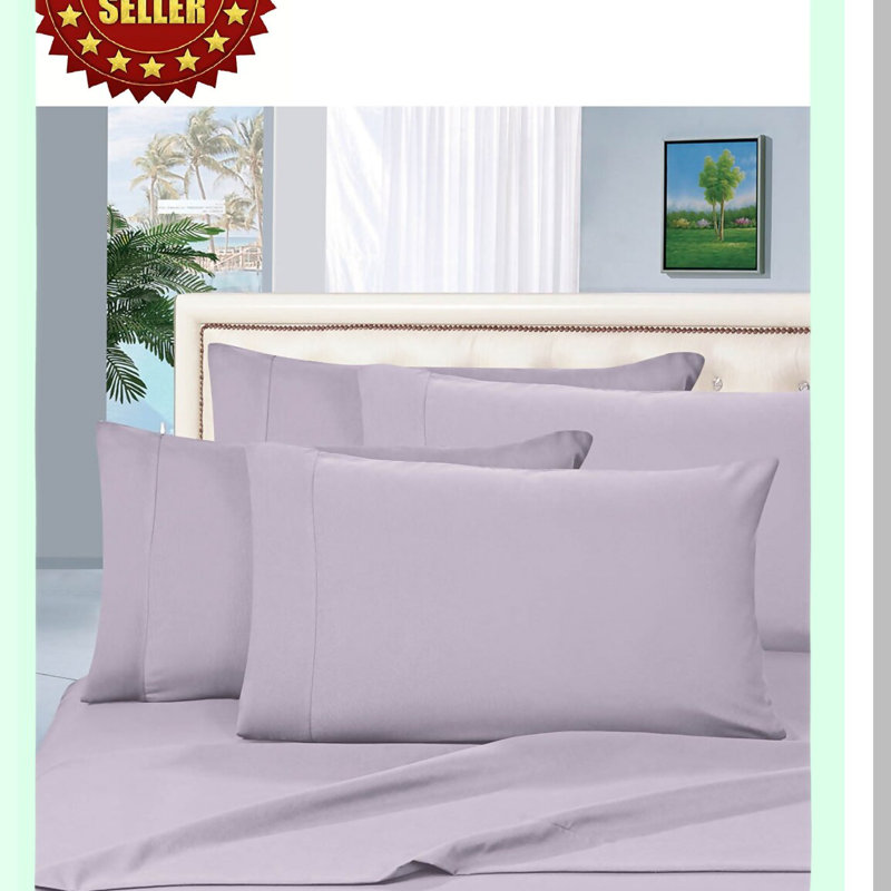 Luxury 1800 Thread Count Deep Pocket Bed Sheet Set - Wrinkle & Fade Resistant, 4-Piece Set for a Luxurious Night's Sleep