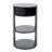 Gunnar 3-Tier Metal Side Table With Sliding Door & Open Shelves-115115487